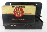 Antique Bowes Seal Fast Tire/ Tube Repair Metal Service Station Display Cabinet