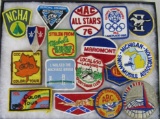 Grouping of Vintage Sewn Patches as Shown