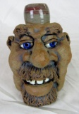 Outstanding 2009 Stoneware Folk Art Face Jug