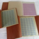 Huge Lot (90+) Mint Block US Postage Stamp Sheets (Un-Used)