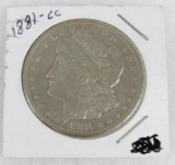 1881 CC US Morgan 90% Silver Dollar Coin
