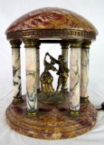Outstanding Antique Temple de L'Amour (Temple of Love) French Marble Lamp