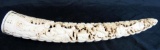 Museum Quality Signed Antique Carved Ivory or Bone 19