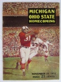 RARE 1952 University of Michigan Wolverines vs. Ohio State Homecoming Football Program