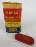 Antique MOPAR Automobile Polishing Cloth w/ Can