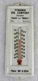 Vintage Pyramid Oil Phillips 66 (Niles, MI) Metal Advertising Thermometer