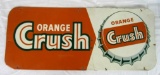 Antique 1958 Orange Crush Soda Metal Sign- Canada