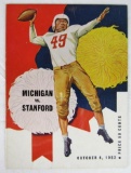 1952 University of Michigan Wolverines vs. Stanford Football Program