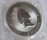 1993 Austrailia Kookaburra 2 Oz. .999 Siver $2.00 Coin