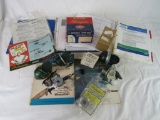 Huge Lot Vintage Shakespeare Wondereel Fishing Reels for Parts w/ Extra Parts, Box, Manuals ++