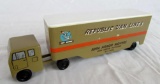 Vintage Ralstoy Ann Arbor Movers Cast Metal Promotional Semi Moving Truck