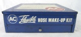 Antique AC Flexible Hose Make-Up Kit Metal Display Cabinet