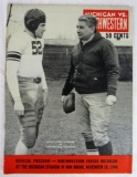 1940 University of Michigan Wolverines vs. Northwestern Football Program