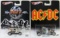 (2) Hot Wheels Pop Culture- AC-DC Convoy Custom, Kiss- A-OK Real Riders