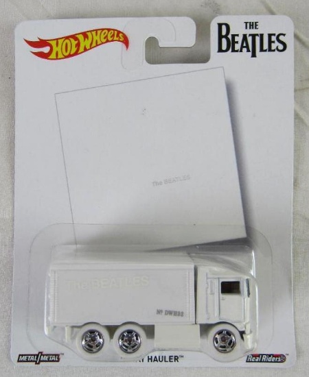 Hot Wheels Pop Culture The Beatles White Album Hiway Hauler- Real Riders