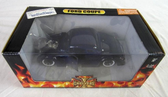 West Coast Choppers 1:24 Diecast Ford Coupe- Purple/ Sealed