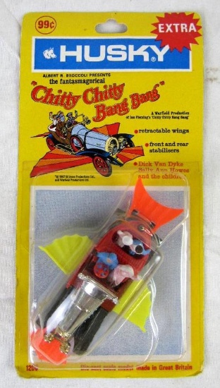 Vintage 1967 Husky Diecast Chitty-Chitty Bang Bang Car Sealed MOC