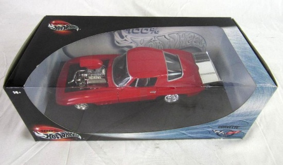 Hot Wheels 100% Pro-Mod Corvette 1:18 Diecast Sealed MIB