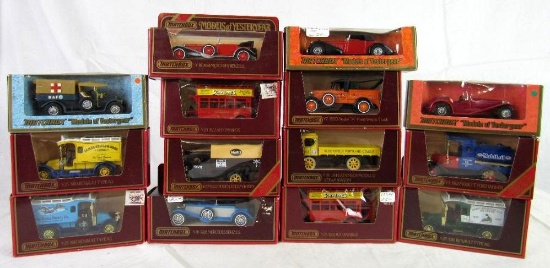Lot (14) Vintage Matchbox Models of Yesteryear Diecast MIB