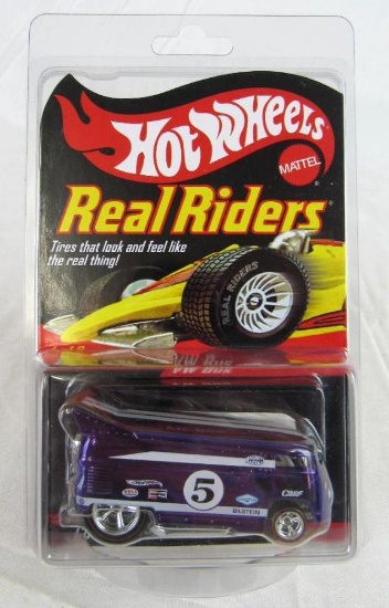 Hot Wheels RLC Real Riders Series 4 VW Drag Bus Purple