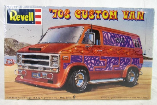 Revell 1:25 Scale 70's Custom Van Model Kit Sealed