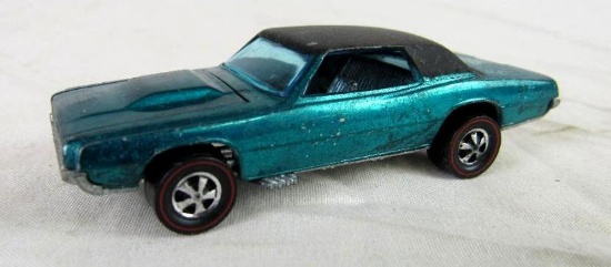 Vintage 1967 Hot Wheels Redline Custom T-Bird/ Aqua w/ Dark Interior