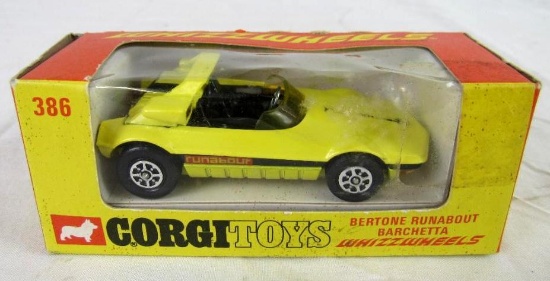 Vintage Corgi 1:43 Diecast Whizzwheels Bertone Runabout Barchetta