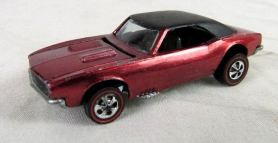 Rare Vintage 1967 Hot Wheels Redline Custom Camaro Red/ USA