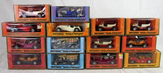 Lot (14) Vintage Matchbox Models of Yesteryear Diecast MIB