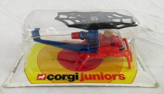 Rare Vintage 1975 Corgi Diecast (1:64) Spider-Man Spider-Copter