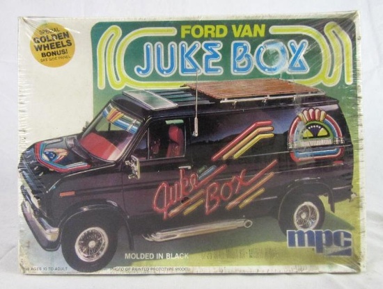 Vintage 1981 MPC Ford Van "Juke Box" 1:25 Scale Model Kit Sealed