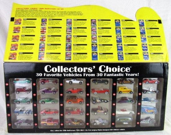 1998 Hot Wheels "30 Years" Collector's Choice Boxed Set Sealed