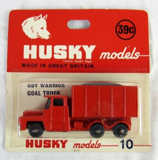 Vintage 1960's Husky 1:64 Diecast No. 10 Guy Warrior Coal Truck Sealed MOC
