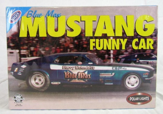 Polar Lights 1:25 Scale NHRA Blue Max Mustang Funny Car Model Kit Sealed