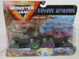 Spin-Master 1:64 Monster Jam Color-Change 2-pack Grave Digger/Calavera