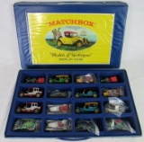 Vintage 1960's Matchbox Models Of Yesteryear Case Filled with Cars