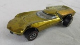 Vintage 1968 Hot Wheels Redline Turbofire Gold