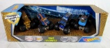 Hot Wheels Monster Jam 4-Pack Tour Favorites with Rare Gold Grave Digger
