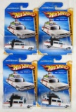 Lot (4) Hot Wheels 2010 New Models Ghostbusters Ecto-1 Sealed