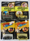Lot (4) Vintage 1981 Ertl Cannonball Run 1:64 Cars MOC