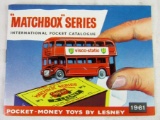 Rare Original 1961 Matchbox Pocket Catalog