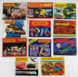 1970 -1981 Matchbox Pocket Catalogs Complete Run (11)