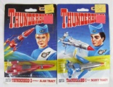 Vintage 1993 Matchbox Thunderbird 1 & Thunderbird 3 Diecast Space Ships
