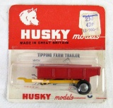 Vintage 1960's Husky 1:64 Diecast No. 8 Tipping Farm Trailer Sealed MOC