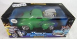 Muscle Machines 1:18 Diecast 41 Willys Coupe- Green w/ Blue Flames MIB