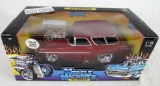 Muscle Machines 1:18 Diecast 55 Chevy Nomad - Red MIB