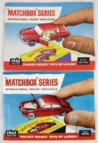 Vintage 1962 & 1963 Matchbox Pocket Catalogs Rare