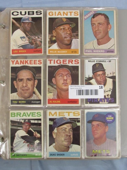 Lot (100+) 1950's-60's & 70's Topps Baseball Cards w/ Stars