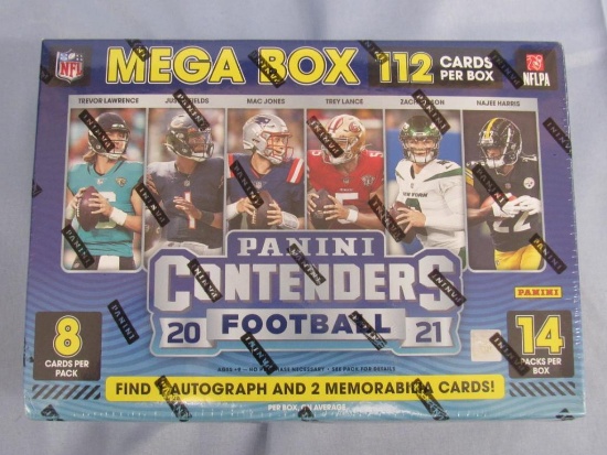 2021 Panini Contenders Football Sealed Mega Box
