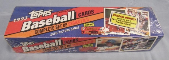 1993 Topps Baseball Factory Sealed Set w/ Derek Jeter RC Rookie Card